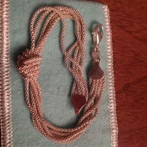 Italian Sterling silver somerset knot bracelet